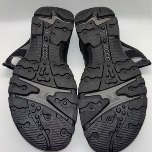 ECCO Yucatan 2.0 Offroad Slide Black Nubuck Leather Women's 9.0-9.5 Sandal Shoes - Picture 3 of 3